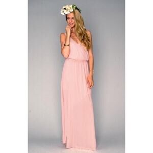 NWT Show Me Your Mumu Kendall maxi frosty pink dress XL